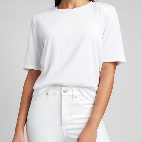 Express ♡ padded shoulder tee shirt - Picture 2 of 7